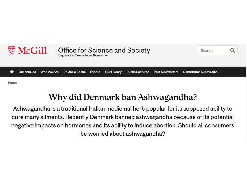 Tinjauan Peraturan Ashwagandha: Larangan Denmark vs. Kebebasan AS — Menavigasi Labirin Pematuhan Global untuk Jenama