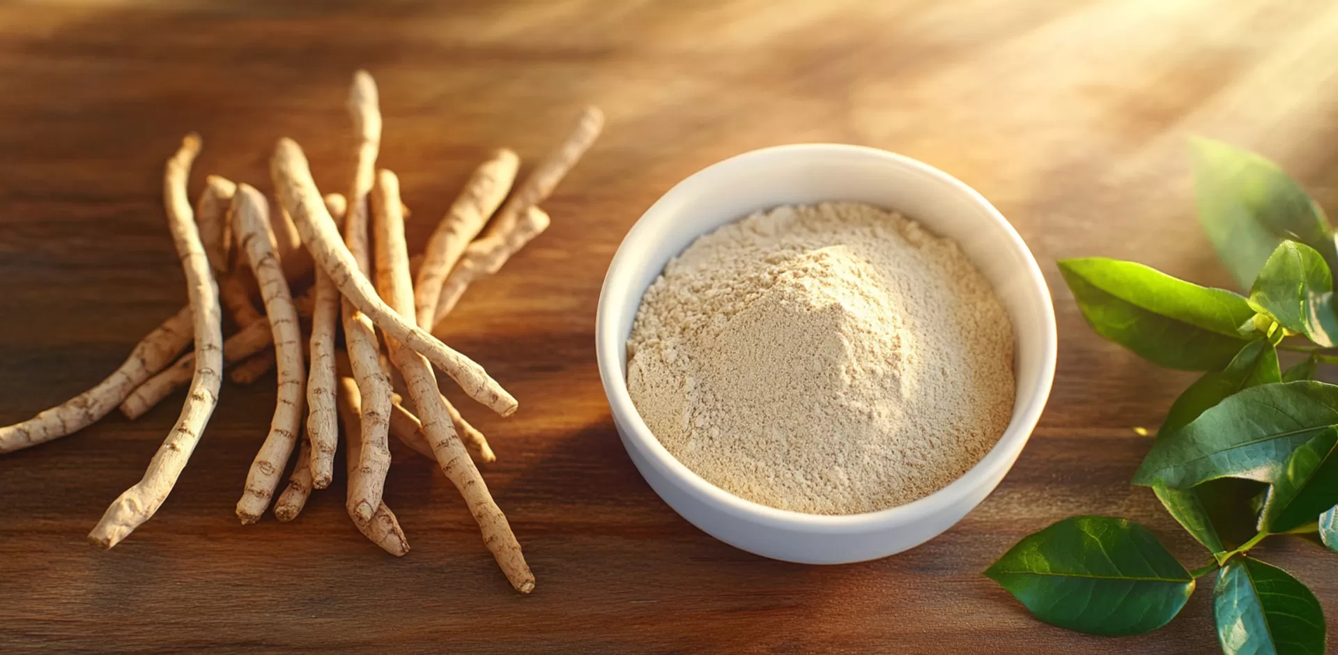 Serbuk ekstrak tumbuhan Ashwagandha